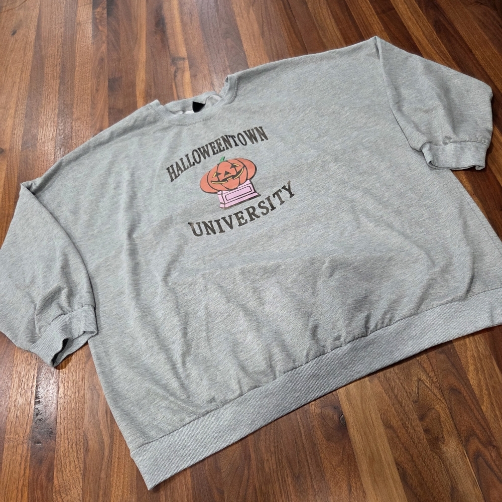 Gray Halloweentown University Sweatshirt Emory Rose Size 3XL